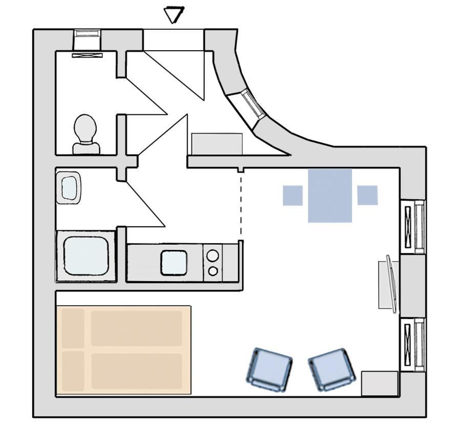 Apartment Studio-apartment Augarten Vienna